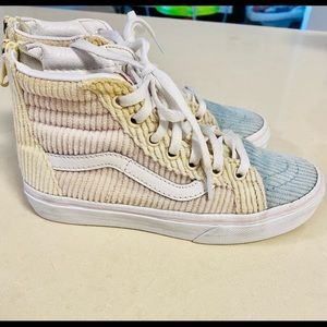 Corduroy High Top Vans